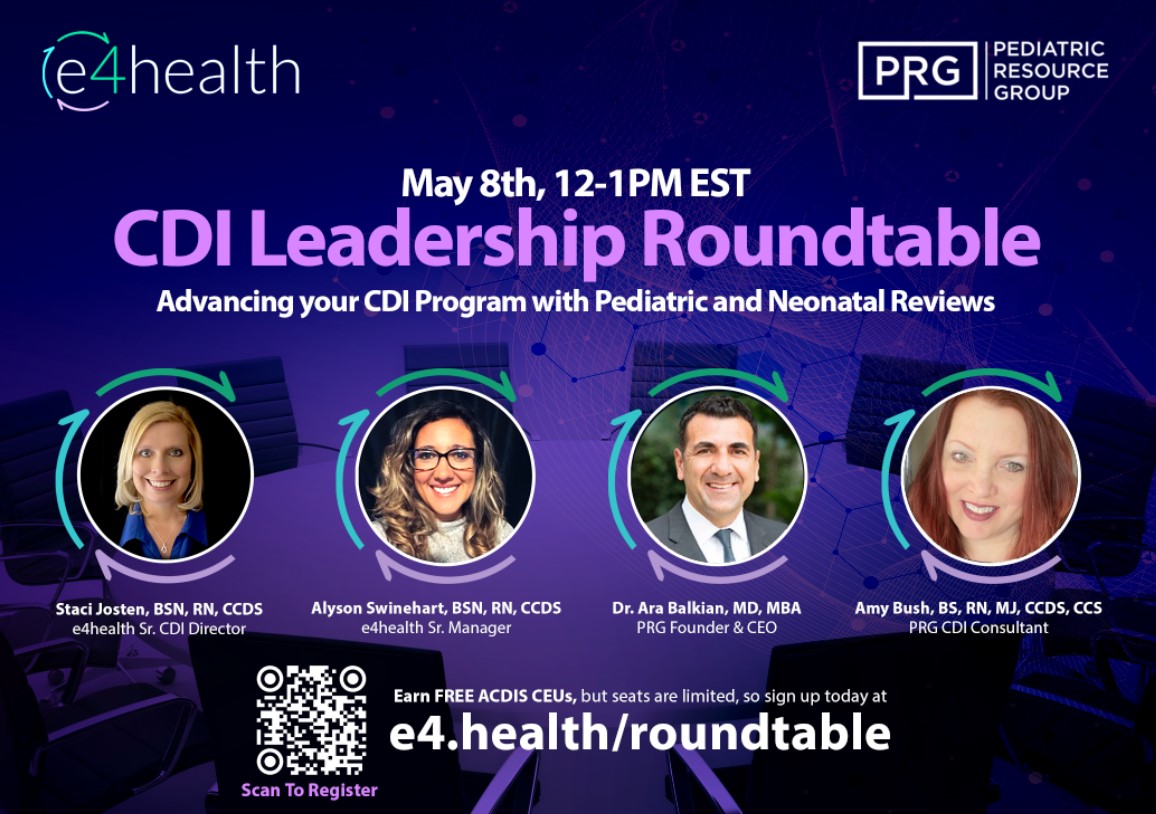 e4health CDI Leadership Roundtable