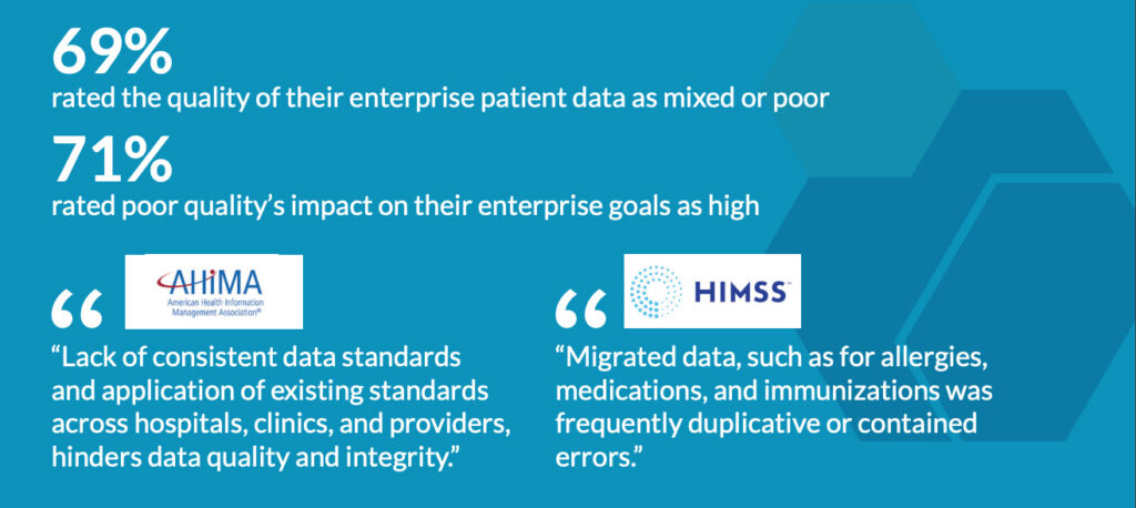 data quality challenges in healthcare