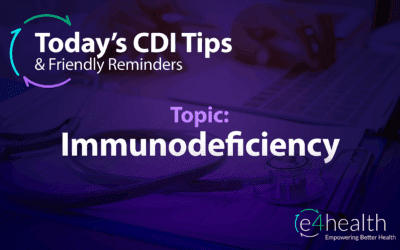 CDI Tip: Immunodeficiency