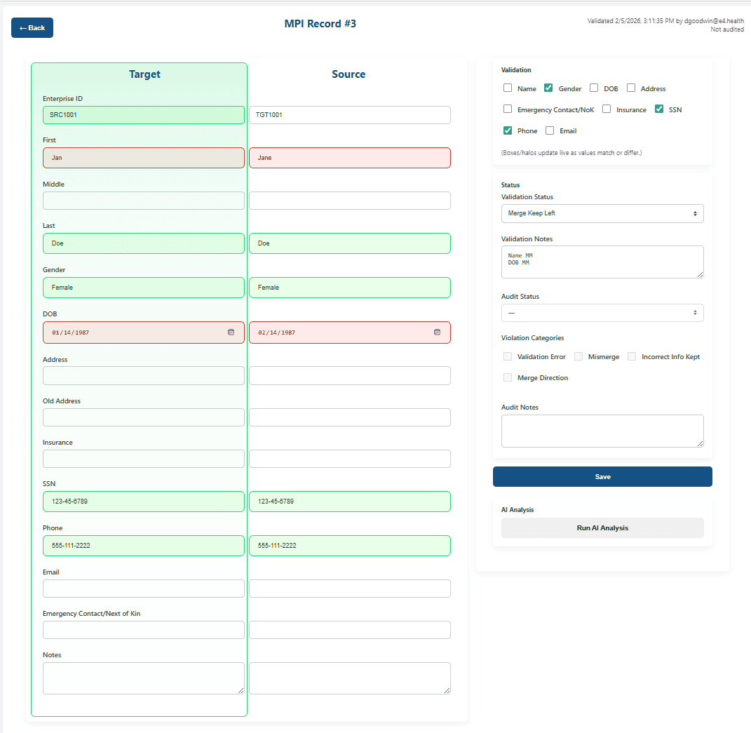e4core interface preview