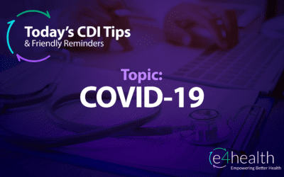 CDI Tips: COVID-19