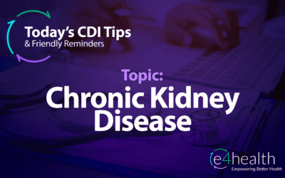 CDI Tips: Chronic Kidney Disease