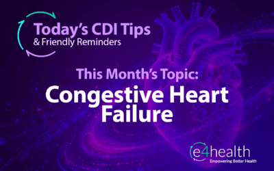 CDI Tips: Congestive Heart Failure